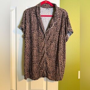 Nordstrom Moonlight Leopard Print Pajamas